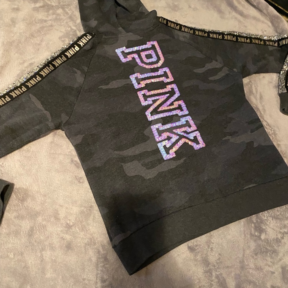 PINK VS |  sweat suit set with sequins - Picture 2 of 11